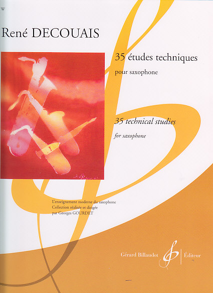 BILLAUDOT Decouais Rene - 35 Etudes Techniques - Saxophone