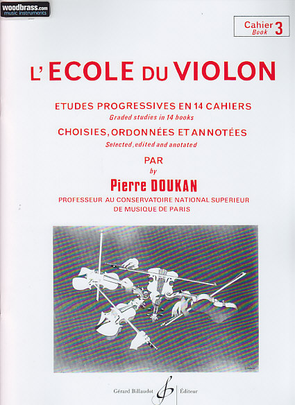 BILLAUDOT DOUKAN PIERRE - L'ECOLE DU VIOLON VOL.3