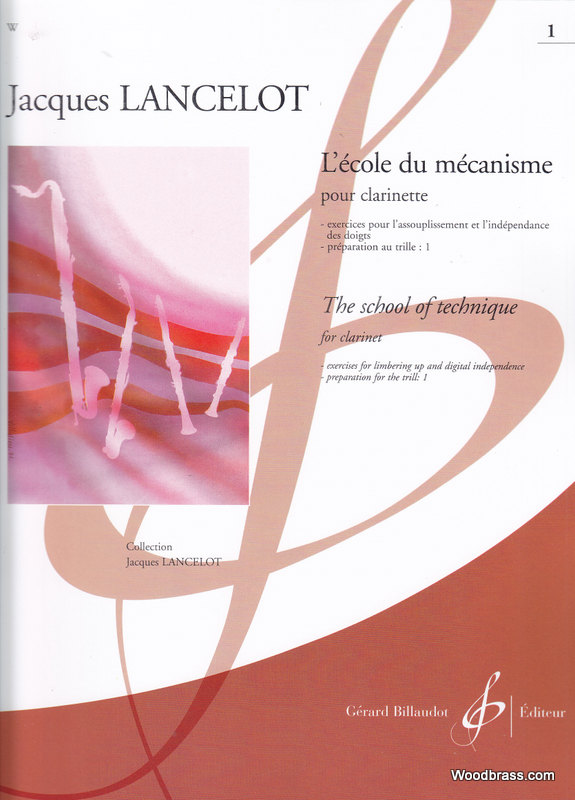BILLAUDOT Lancelot J. - Ecole Du Mecanisme Vol.1 - Clarinette