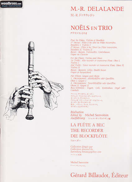 BILLAUDOT DELALANDE MRS EN TRIO - 2 DESSUS, BASSE