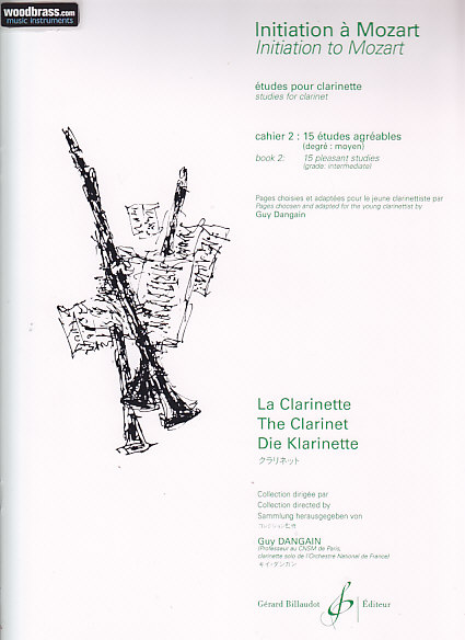 BILLAUDOT Dangain Guy - Initiation A Mozart Vol.2 - Clarinette