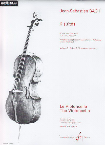 BILLAUDOT J.S. - Six Suites Pour Violoncelle, Suites 1, 2 Et 3 Vol.1 - Violoncelle