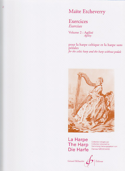 BILLAUDOT ETCHEVERRY MAITE - EXERCICES VOL.2 : AGILITE - HARPE CELTIQUE
