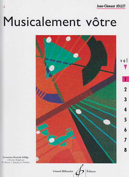 BILLAUDOT JOLLET JEAN-CLEMENT - MUSICALEMENT VOTRE VOL.1 (ELEVE)