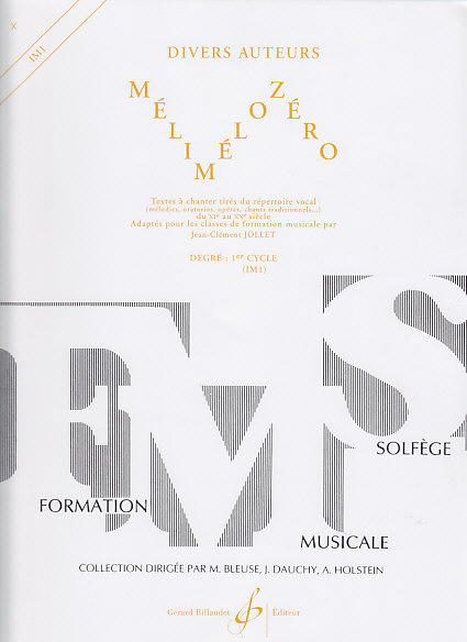 BILLAUDOT Jollet JEAN-clement - Melimelozero