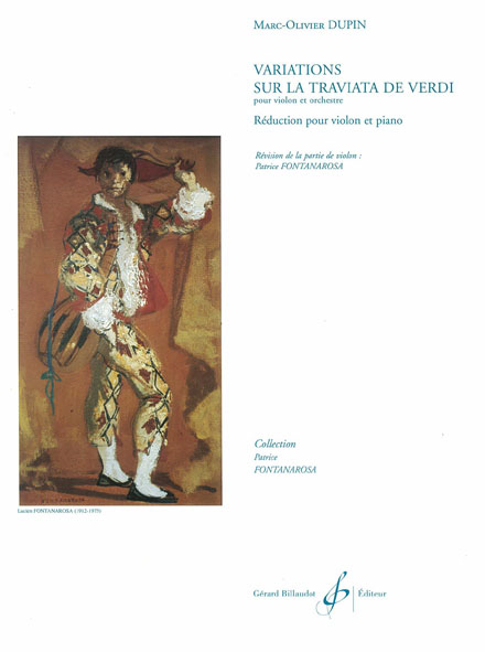 BILLAUDOT DUPIN MARC-OLIVER - VARIATIONS SUR LA TRAVIATA DE VERDI - VIOLON