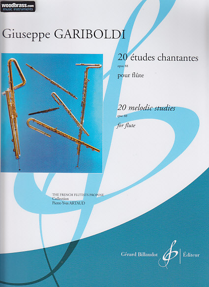 BILLAUDOT Gariboldi G. - 20 Études Chantantes Op.88 - Flute
