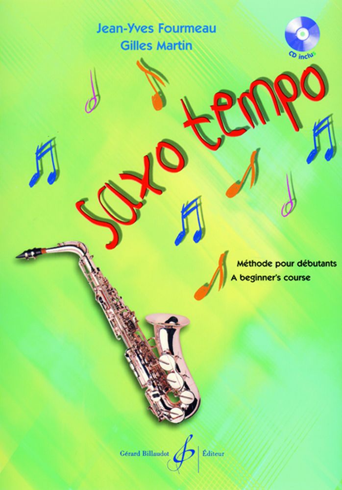 BILLAUDOT Fourmeau / Martin - Saxo Tempo Vol.1 + CD