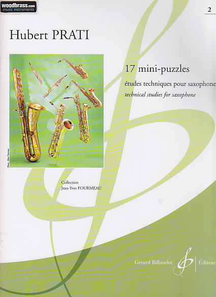 BILLAUDOT PRATI HUBERT - 17 MINI-PUZZLES - SAXOPHONE