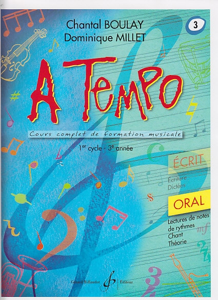 BILLAUDOT BOULAY/MILLET - A TEMPO VOL.3 ORAL