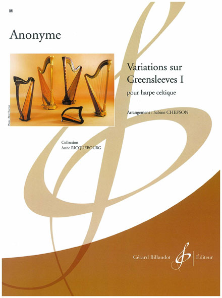 BILLAUDOT VARIATIONS SUR GREENSLEEVES I - HARPE CELTIQUE