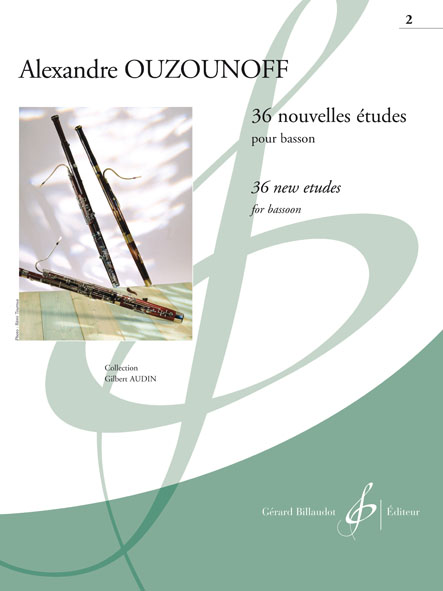 BILLAUDOT OUZOUNOFF ALEXANDRE - 36 NOUVELLES ETUDES VOL.2 - BASSON