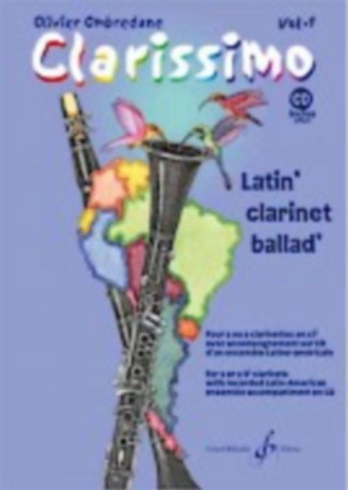 BILLAUDOT OMBREDANE OLIVIER - CLARISSIMO VOL.1 + CD - CLARINETTE