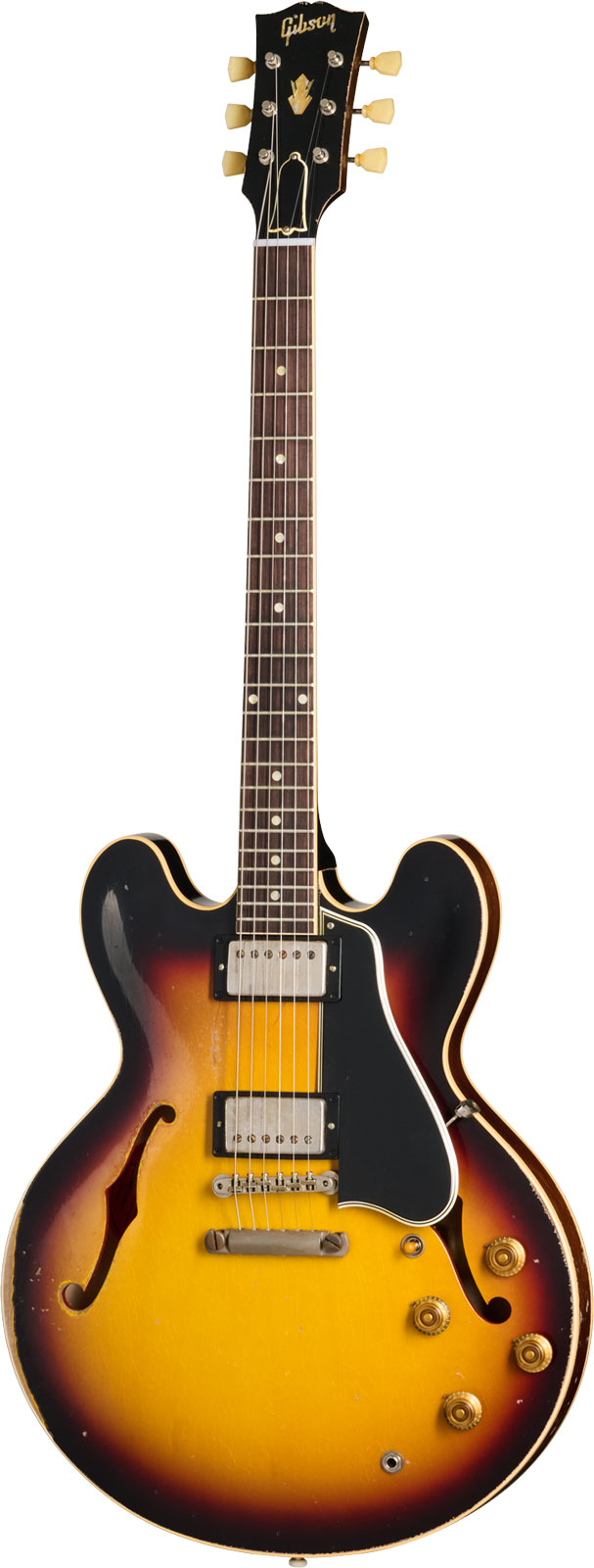 GIBSON CUSTOM ES-335 59 Vintage Burst ML Ultra Heavy Aged