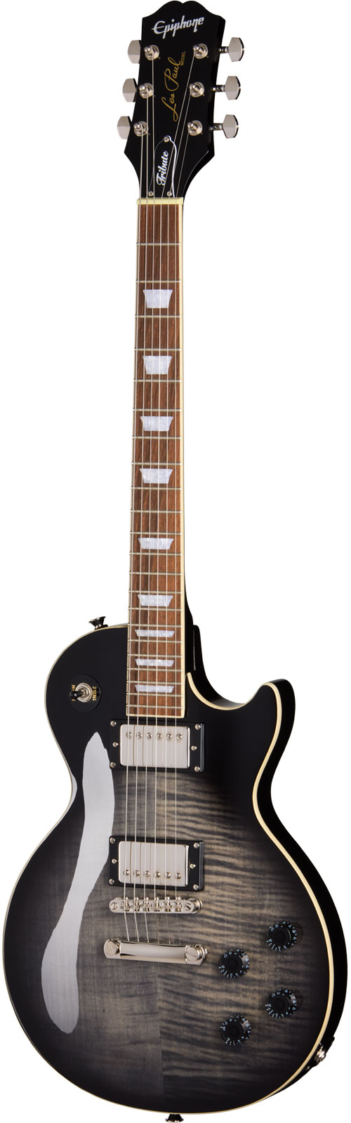 EPIPHONE Les Paul Tribute Plus Transparent Ebony