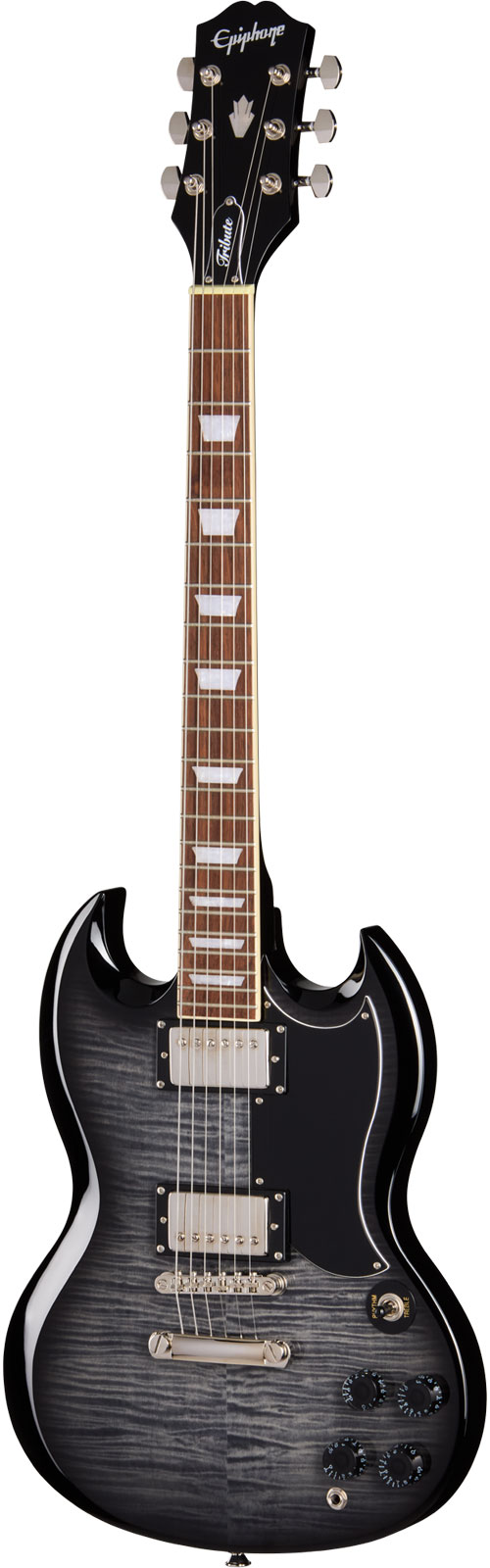 EPIPHONE SG Tribute Plus Transparent Ebony