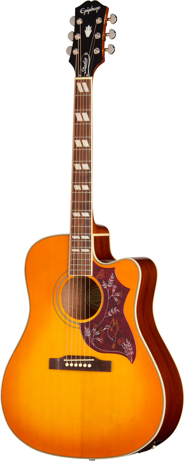 EPIPHONE Hummingbird Studio EC Heritage Cherry Sunburst