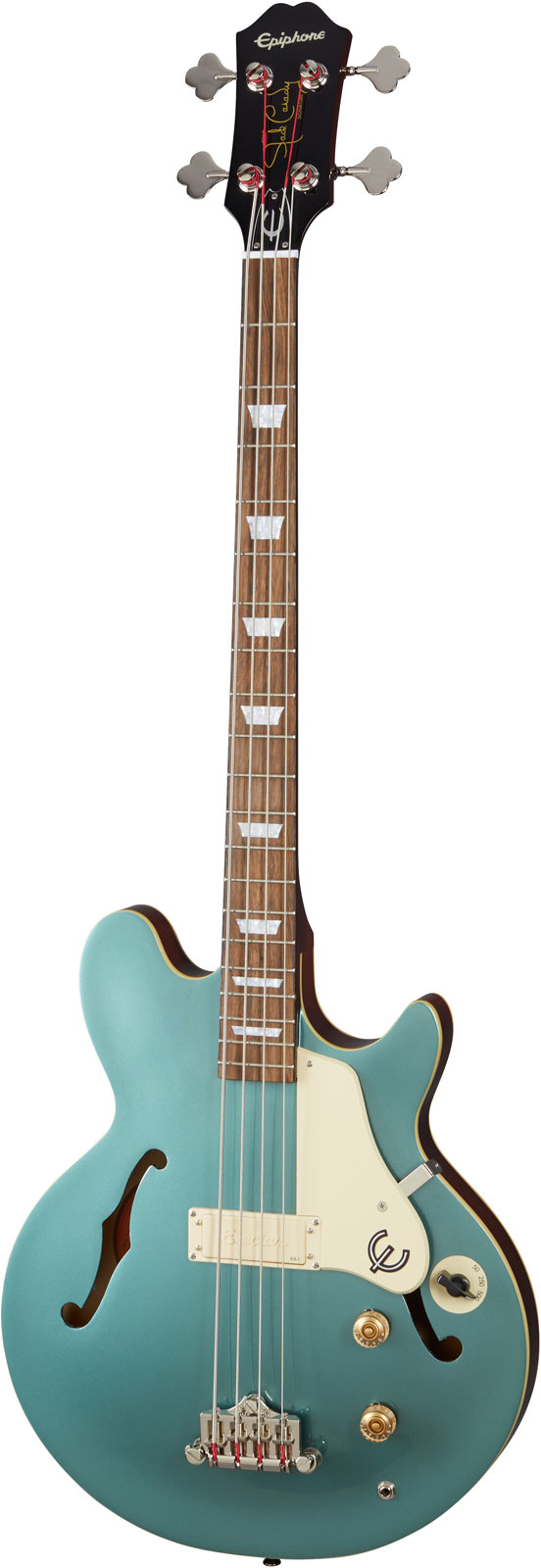 EPIPHONE Jack Casady Signature Bass Faded Pelham Blue Oc