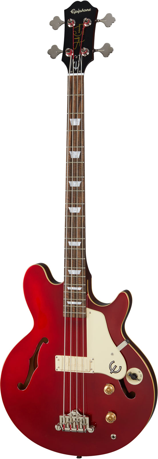 EPIPHONE Jack Casady Signature Bass Sparkling Burgundy Oc