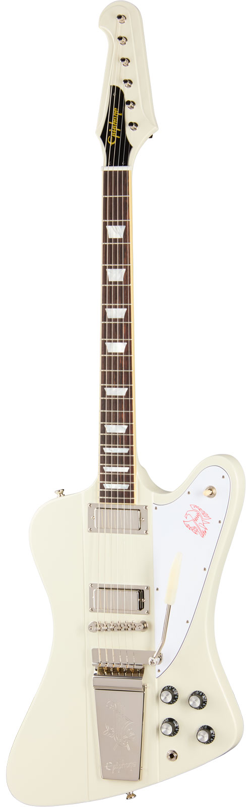 EPIPHONE Firebird V Maestro Vibrola Reissue 1963 Polaris White