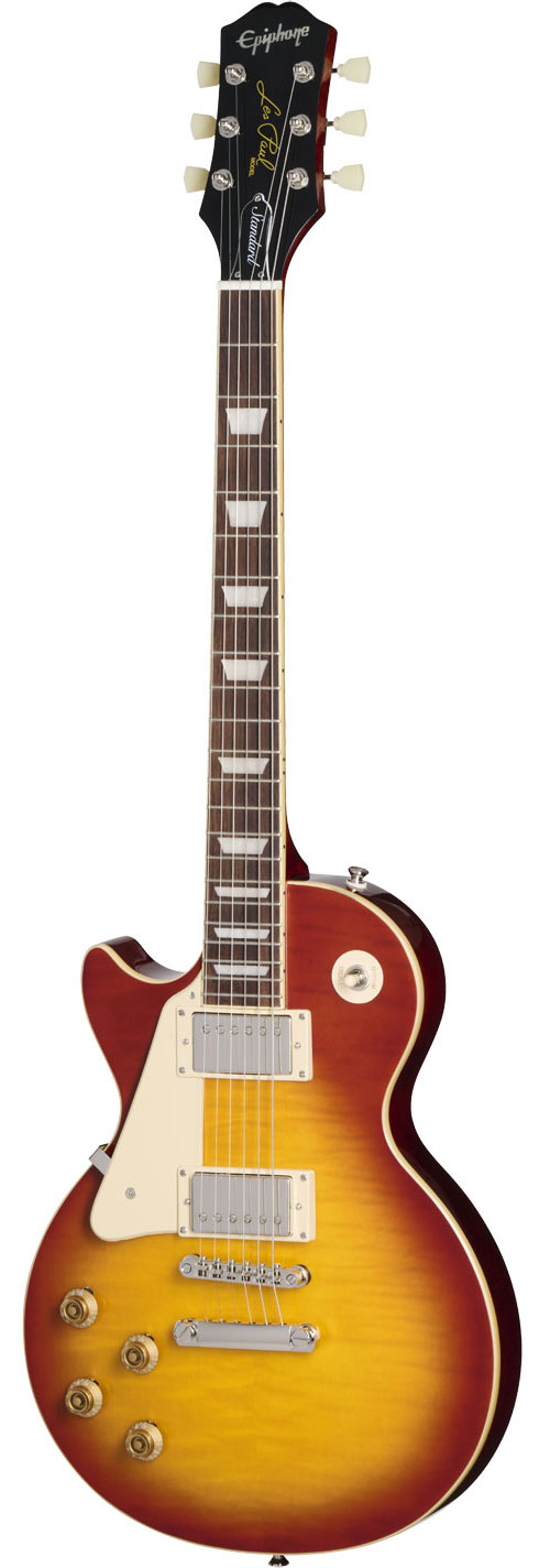 EPIPHONE Les Paul Standard 50S Lh Figured Washed Cherry Sunburst Ibgcs