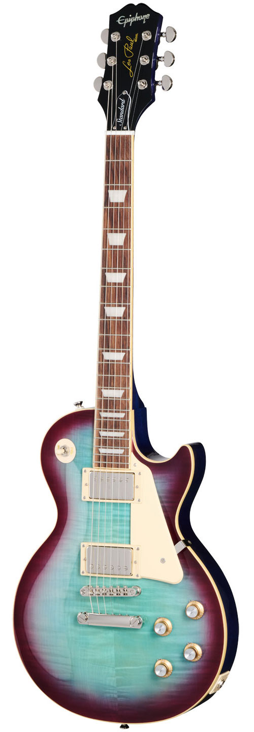 EPIPHONE Les Paul Standard 60S Figured Blueberry Burst Ibgcs