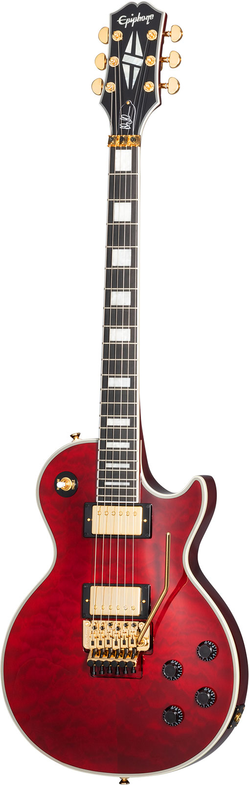 EPIPHONE Alex Lifeson Les Paul Custom Axcess Ruby