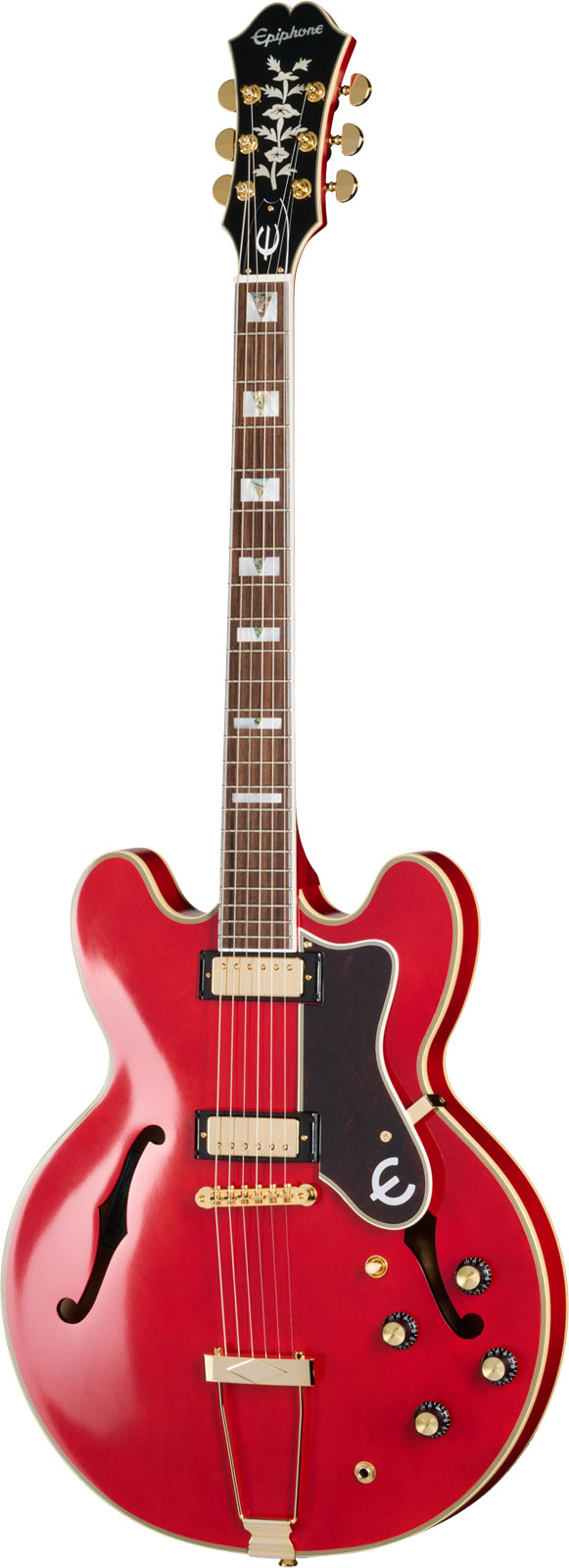 EPIPHONE Sheraton Masterbilt Signature Gem Archer Cherry Red