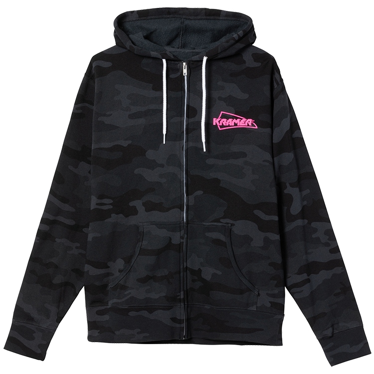 KRAMER Lifestyle Kramer Camo Fullzip Hoodie Black Md
