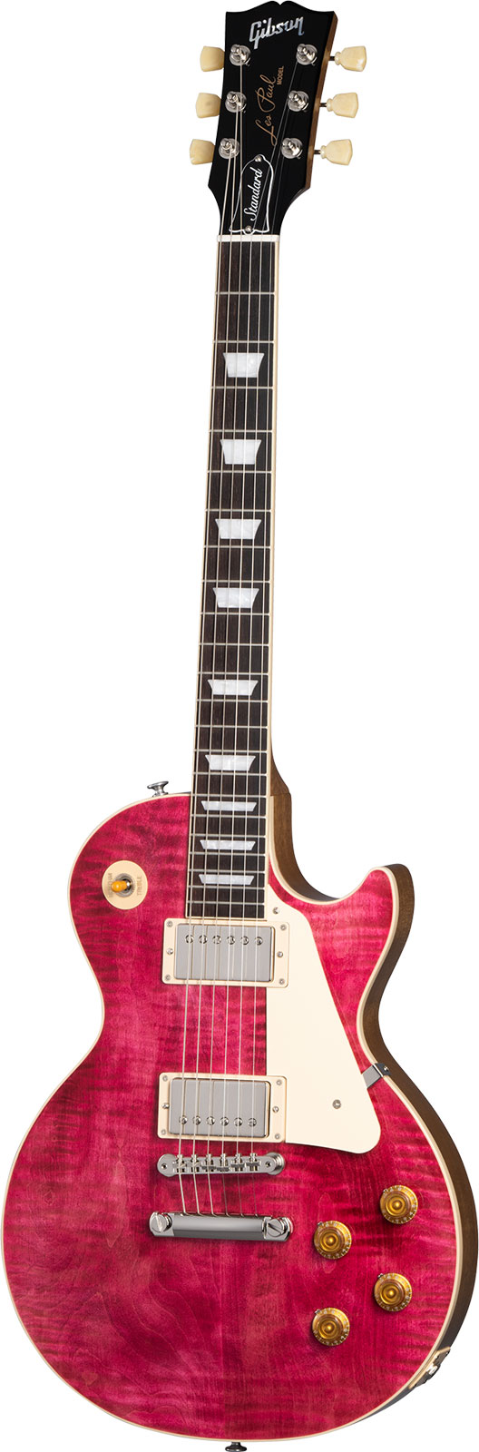 GIBSON USA Les Paul Standard 50S Figured Top Translucent Fuchsia