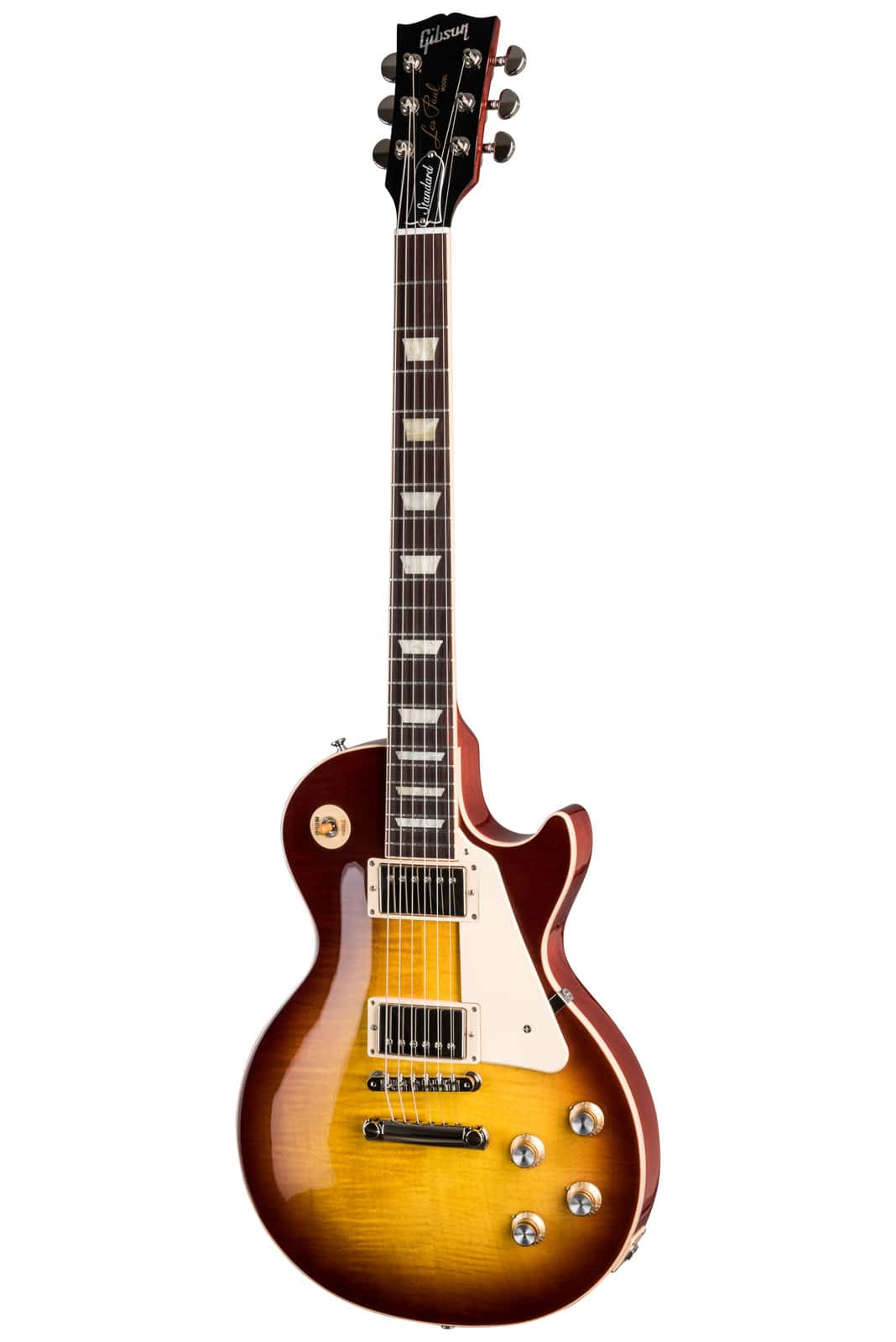 GIBSON USA LES PAUL STANDARD 60S FIGURED TOP ICED TEA OC - RECONDITIONNE