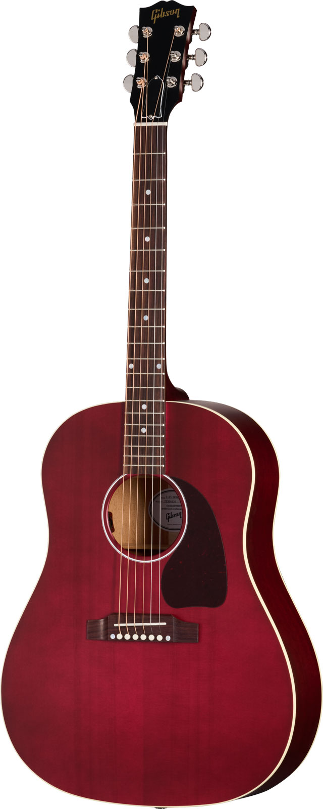 GIBSON ACOUSTIC J-45 Special Satin Wine Red
