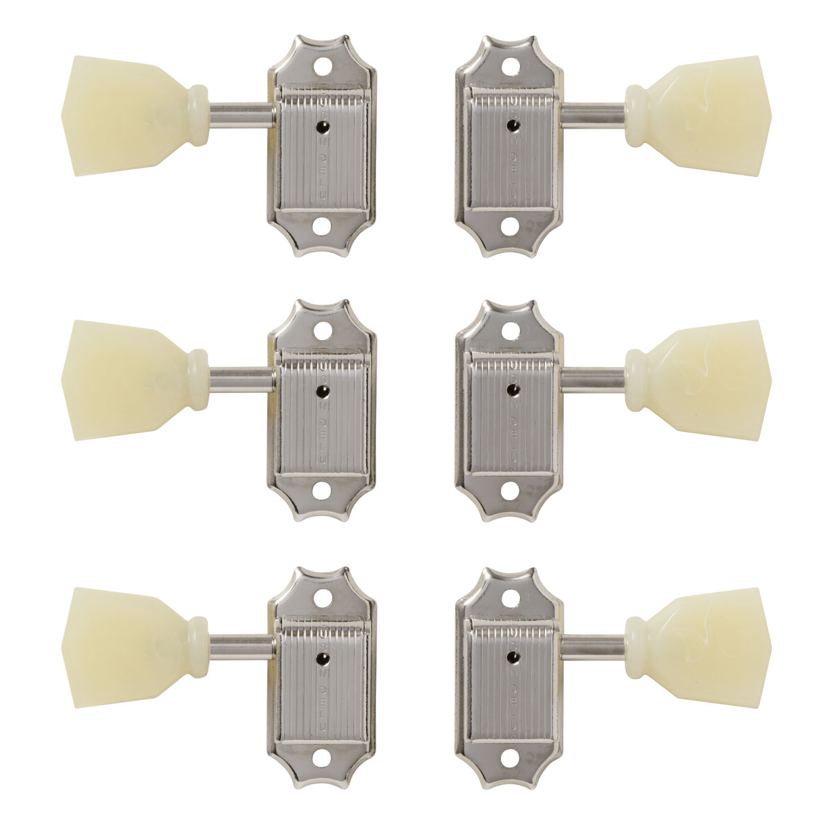 GIBSON ACCESSORIES PARTS DELUXE REISSUE-STYLE TUNER SET NICKEL