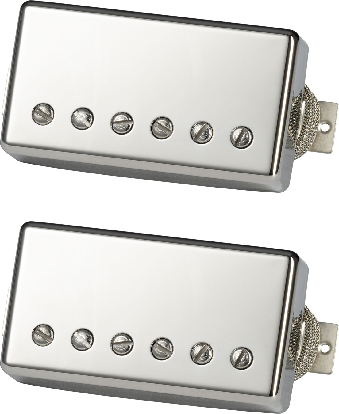 GIBSON ACCESSORIES KIRK HAMMETT GREENYBUCKER SET NICKEL COVER