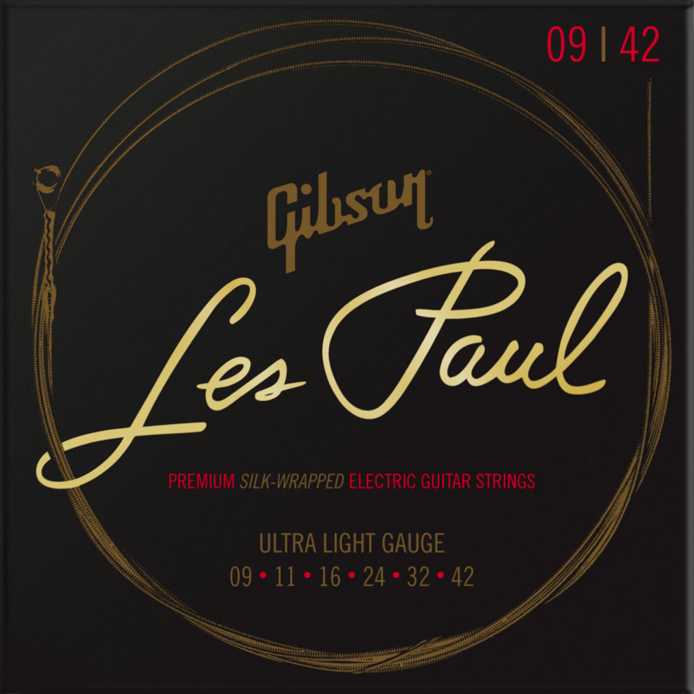 GIBSON ACCESSORIES MODERN STRINGS LES PAUL PREMIUM ELECTRIC GUITAR ULTRA-LIGHT