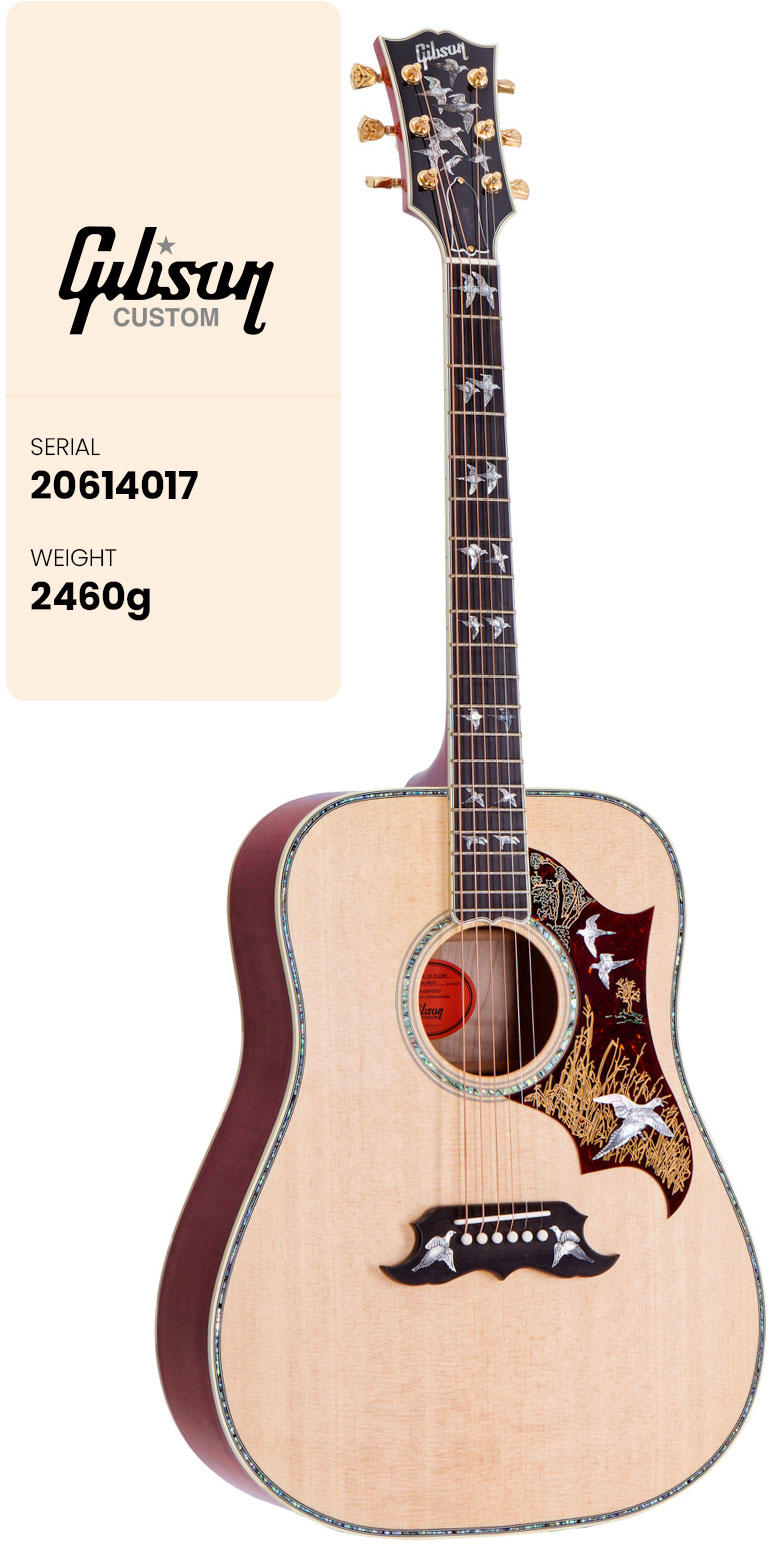 GIBSON CUSTOM Doves In Flight Antique Natural CS MC