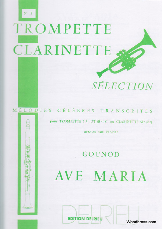 Partitions Gounod Charles Ave Maria Trompette, Piano (Trompette, Piano)