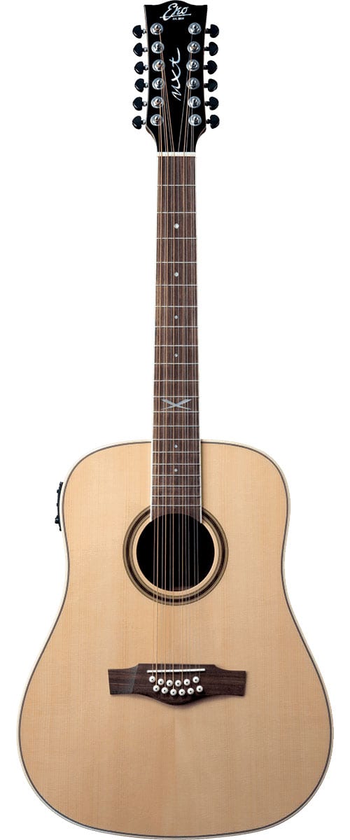 EKO DREADNOUGHT 12 CORDES ÉLECTRO NATURAL