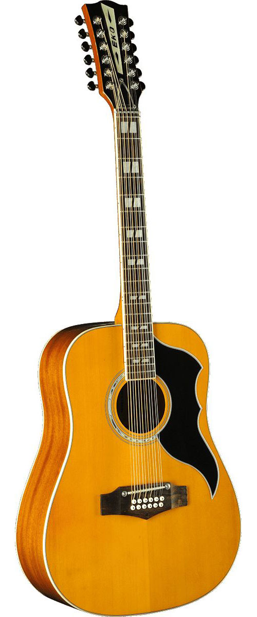 EKO Ranger Xii Eq Vintage Reissue Dreadnought Vintage Natural