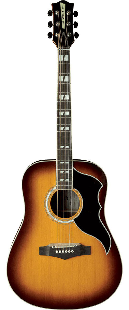 EKO Ranger Vi Eq Vintage Reissue Dreadnought Honey Burst