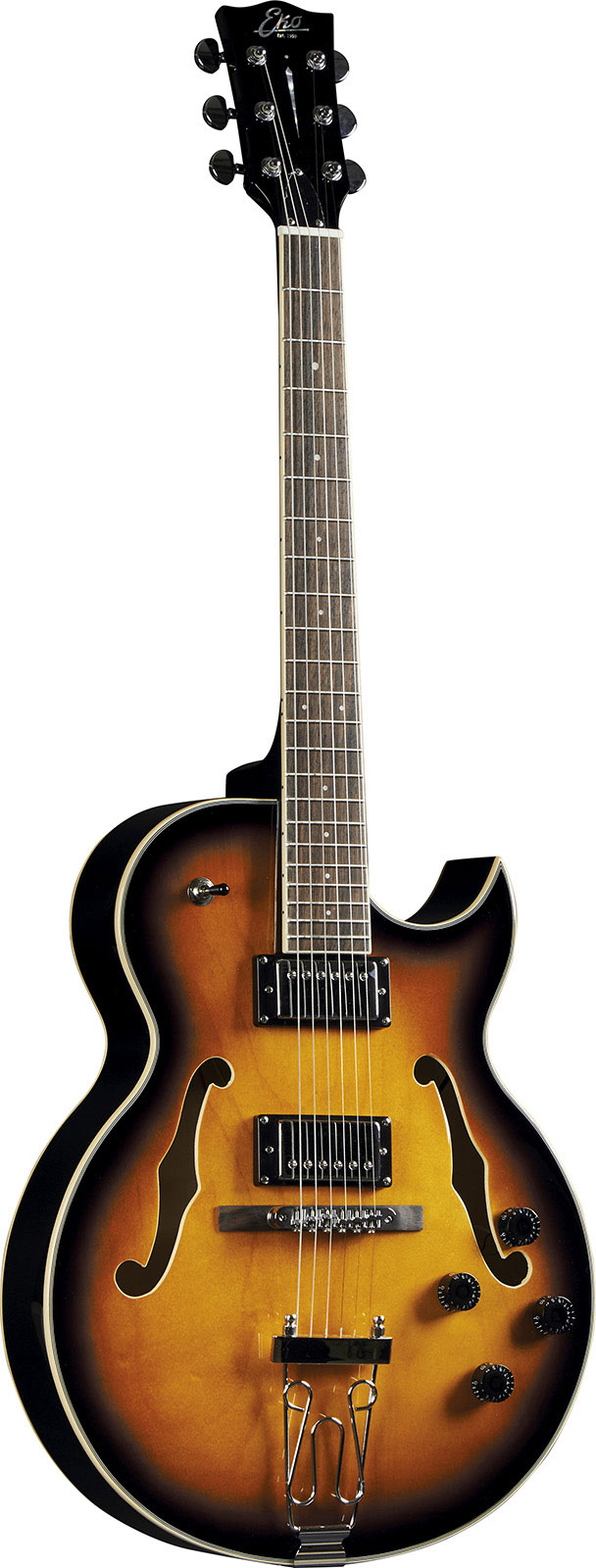 EKO Type Hollowbody Jazz single cut Sunburst