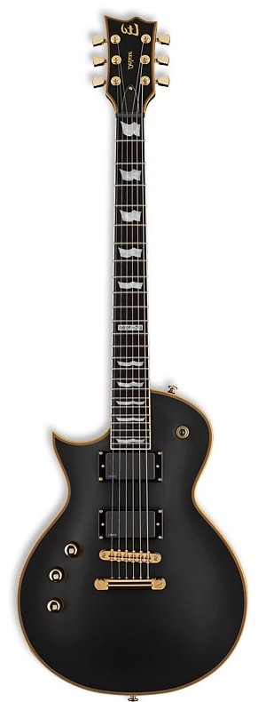 LTD GUITARS EC-1000LH VINTAGE BLACK GAUCHER