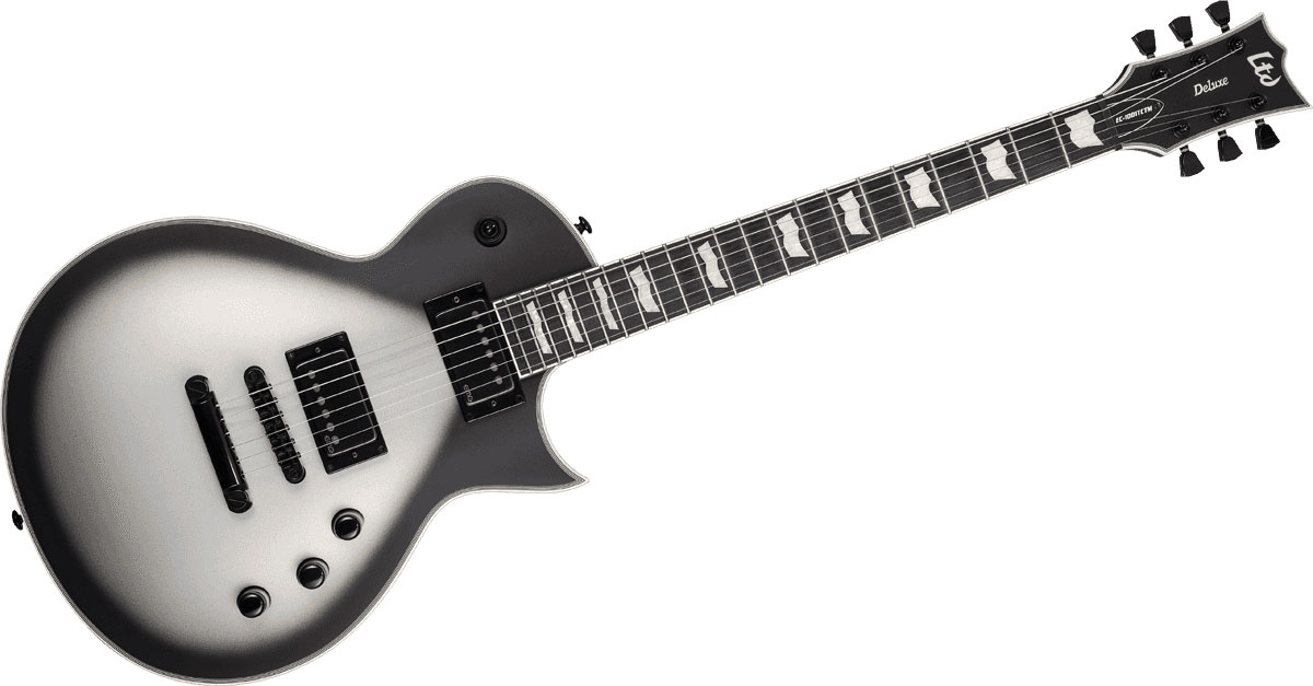 Ltd Guitars Ec-1001t Ctm Silver Sunburst Satin