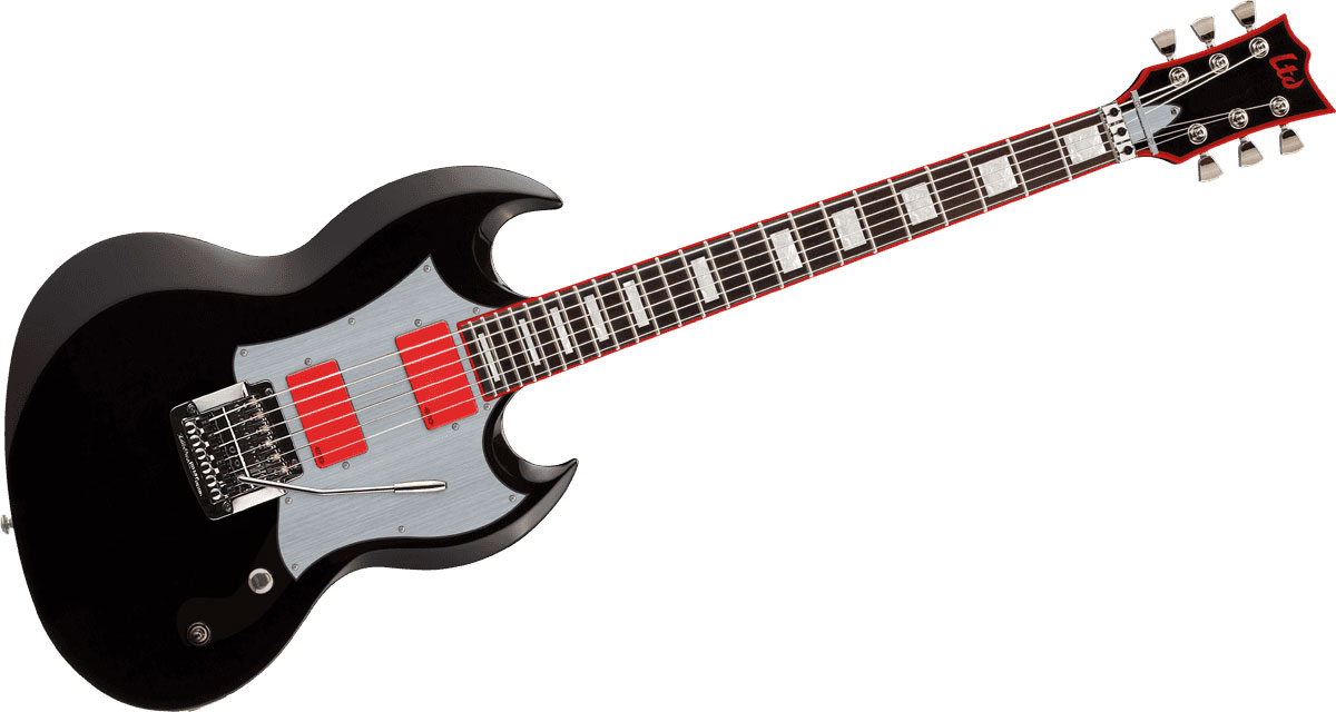 Ltd Guitars Glenn Tipton Noir Brillant