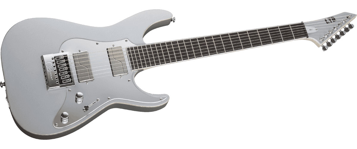 Ltd Guitars Commande Speciale Guitares Acoustiques Sans Sous-serie Signature Ken Susi 7 Metallic Sil