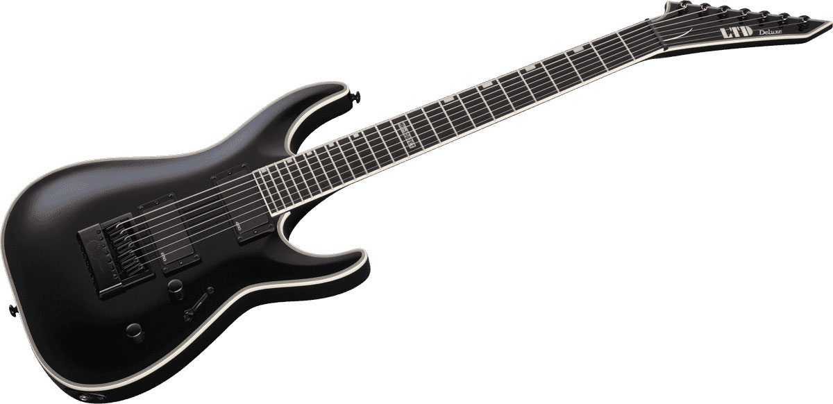 Ltd Guitars Mh Modele 1000 Deluxe Noir Brillant