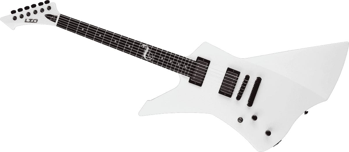 LTD GUITARS SIGNATURE JAMES HETFIELD SNAKEBYTE WHITE GAUCHER