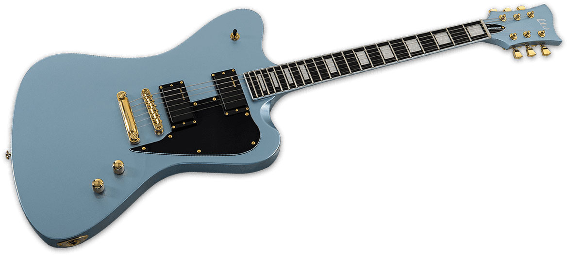 Ltd Guitars Bill Kelliher Modele Sparrowhawk Bleu Clair Nacre