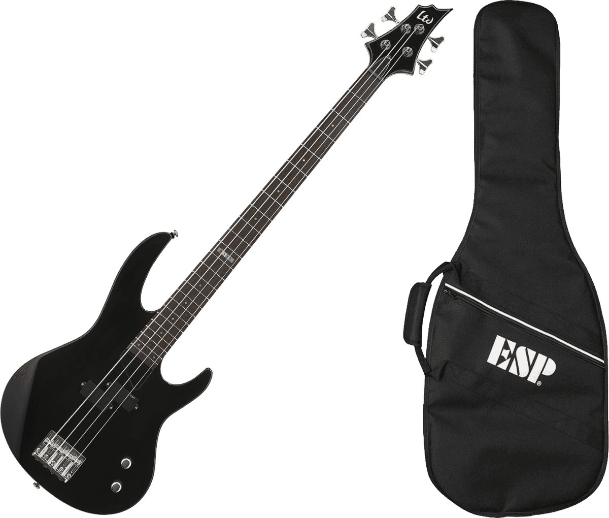 LTD GUITARS Electric Bass B Model 10 Satin Black