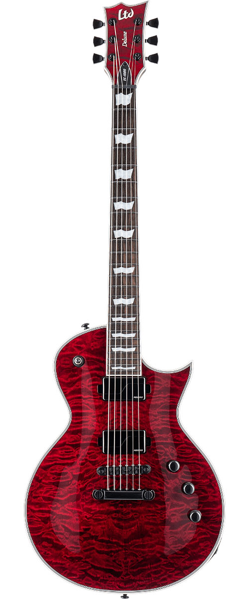 LTD GUITARS Ec-1000Qm Fluence See Thru Black Cherry